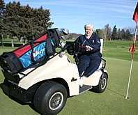  golf cart designed with the physically challenged golfer in mind