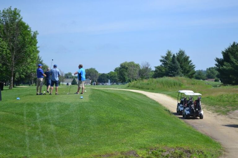 Golfing