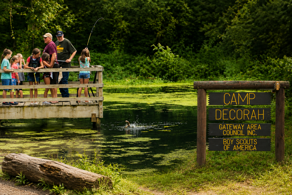 Trout Fishing at Camp Decorah
